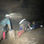 It's not all walking passage, there is plenty of crawling and dragging gear through thick mud.
