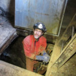 Mark Wenner, Expedition Leader at the “Weller” entrance to Roppel Cave.