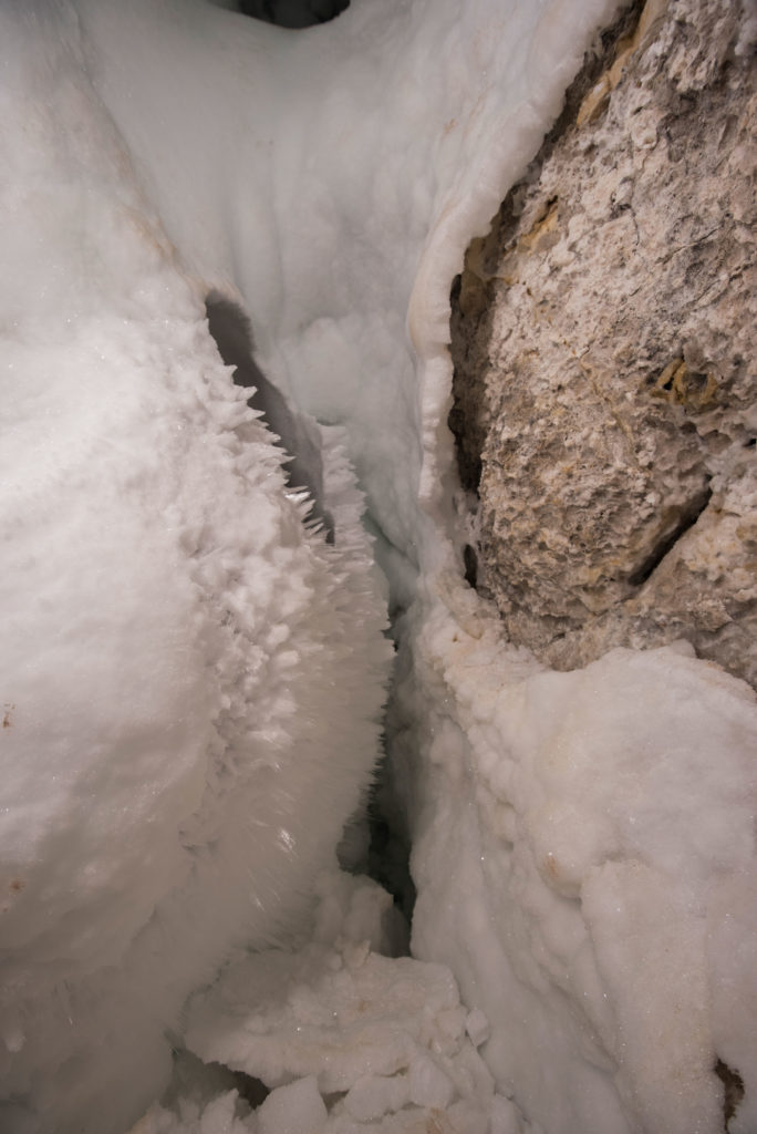 The Blowfish at The Maze in Lechuguilla Cave. Photograph by Adam Haydock.